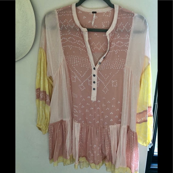 Shibori Long Sleeve Tunic Dress | Poshmark